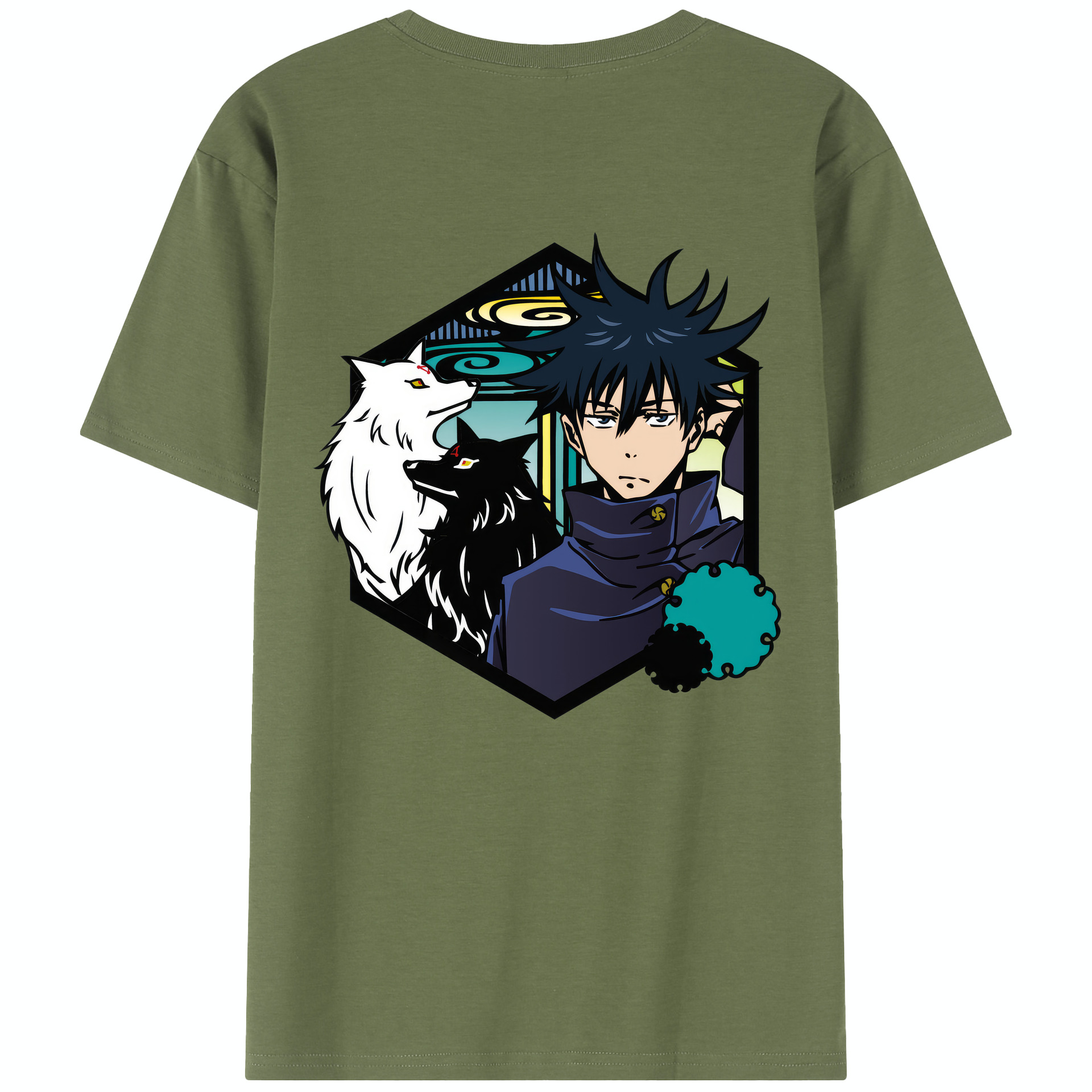 （画像用） 呪術廻戦 Jujutsu Kaisen 綿100％半袖Tシャツ（背面プリント）